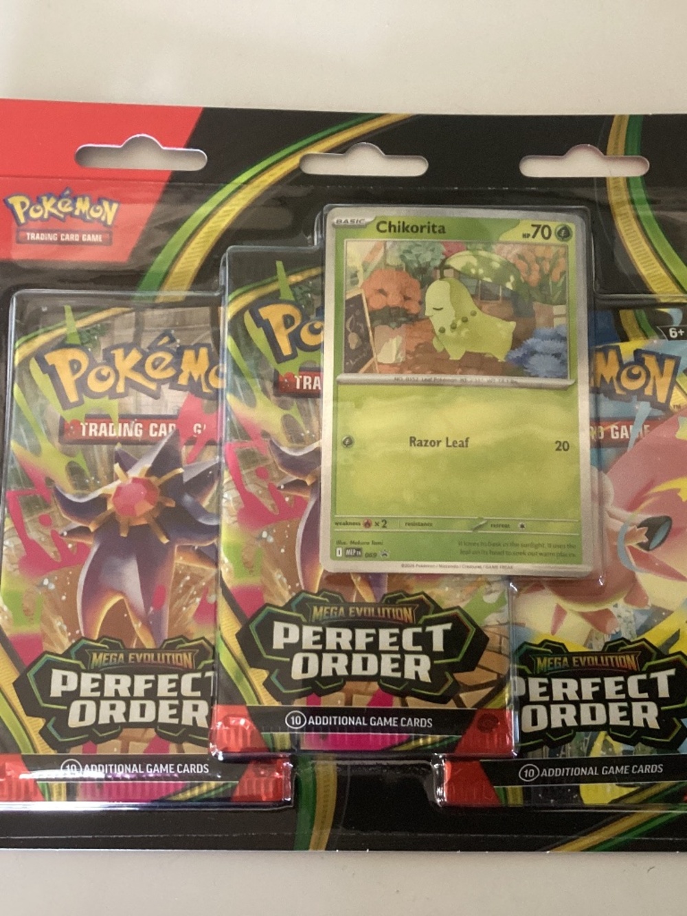 Pokémon perfect order 3 pk